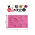 Brands Logo Silicone Mold | Fondant & Chocolate Logo Cake Decorating Mold