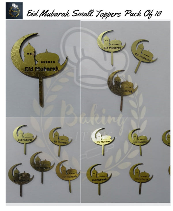 Eid Mubarak Small Toppers Design 6