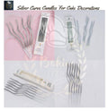 Silver Curve Candles