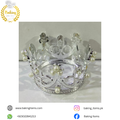 Silver Pearl Crown – Premium Cake Topper