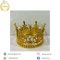 Golden Pearl Crown – Elegant Royal Cake Topper