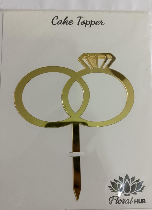 Double Ring Acrylic Topper