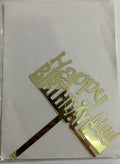 Happy Birthday Acrylic Topper