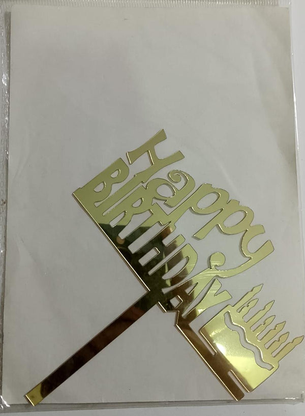 Happy Birthday Acrylic Topper