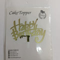 Happy Birthday Acrylic Topper