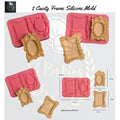2 Cavity Frame Silicone Mold