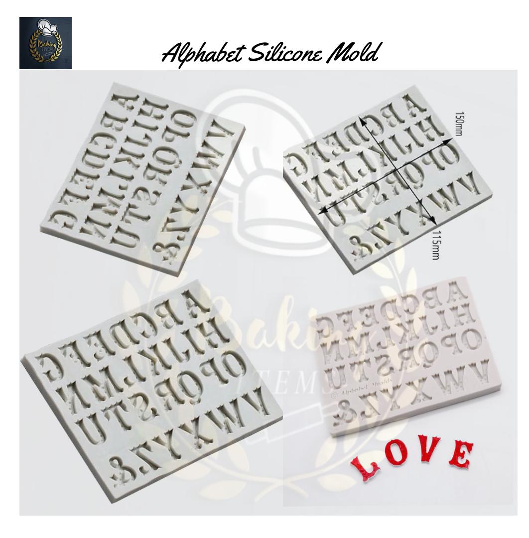 Alphabet Silicone Mold