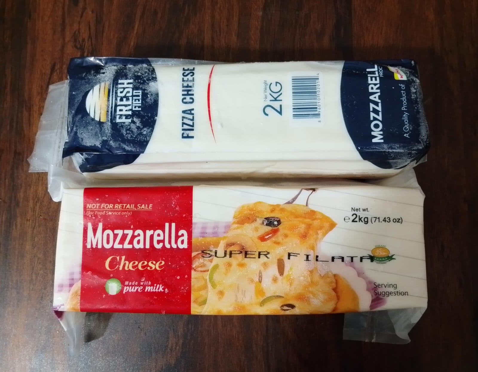 2 Kg Mozzarella Cheese