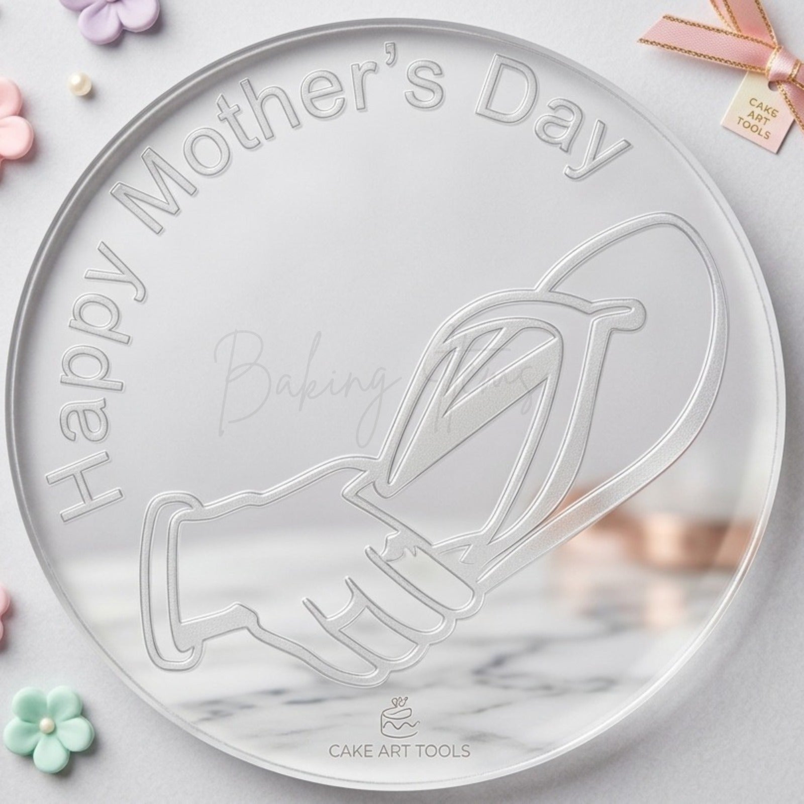 Happy Mother’s Day Stamp | Cake Decorating Fondant & Biscuit Stamp