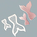 Fish Tail Cutter Set (2 Pcs) | Fondant & Gum Paste Cake Decorating Cutter Tools