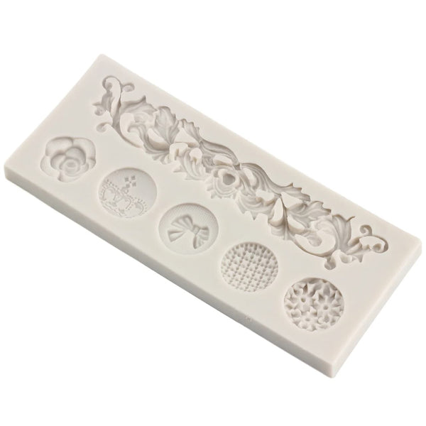 Flower Variety Silicone Mold | Fondant & Chocolate Flower Cake Decorating Mold