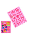 Crown & Bow Silicone Mold | Fondant & Chocolate Cake Decorating Mold for Princess Cakes