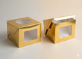 10x10x8 Inch Golden Cake Box