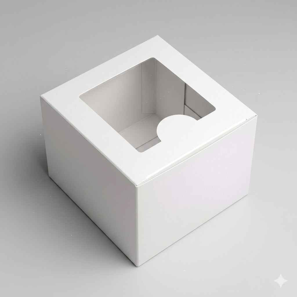 10x10x8 Inch White Cake Box