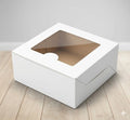 White Cake Box 8x8x4 Inch – Premium Cake Packaging Box