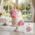 Baby Pink Faux Ball Cake Toppers (20 Piece Pack) – Elegant Pink Cake Decoration Balls