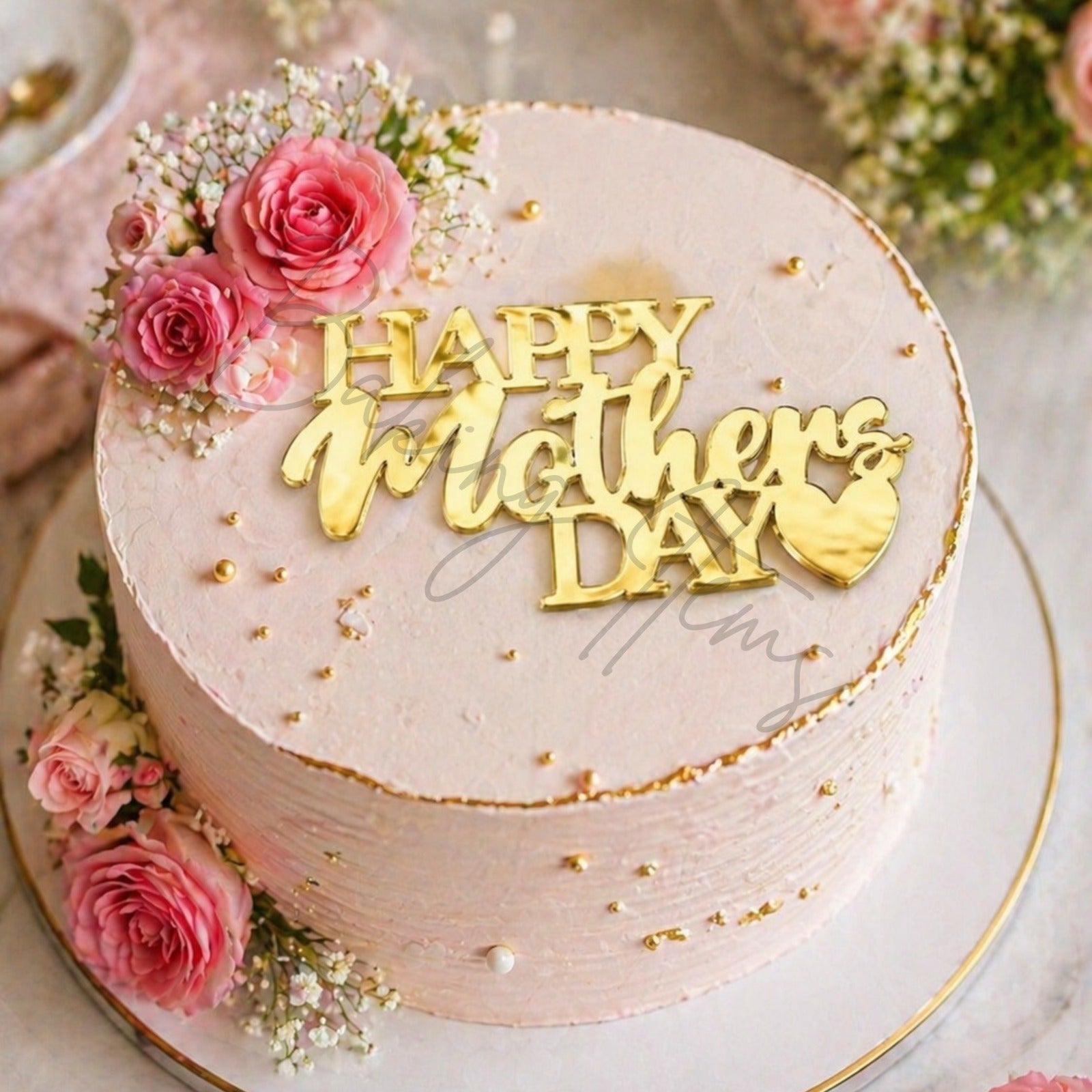 Happy Mother’s Day Tags Pack of 5 Pcs | Cake & Gift Decoration Tags