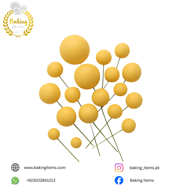 Yellow Faux Balls