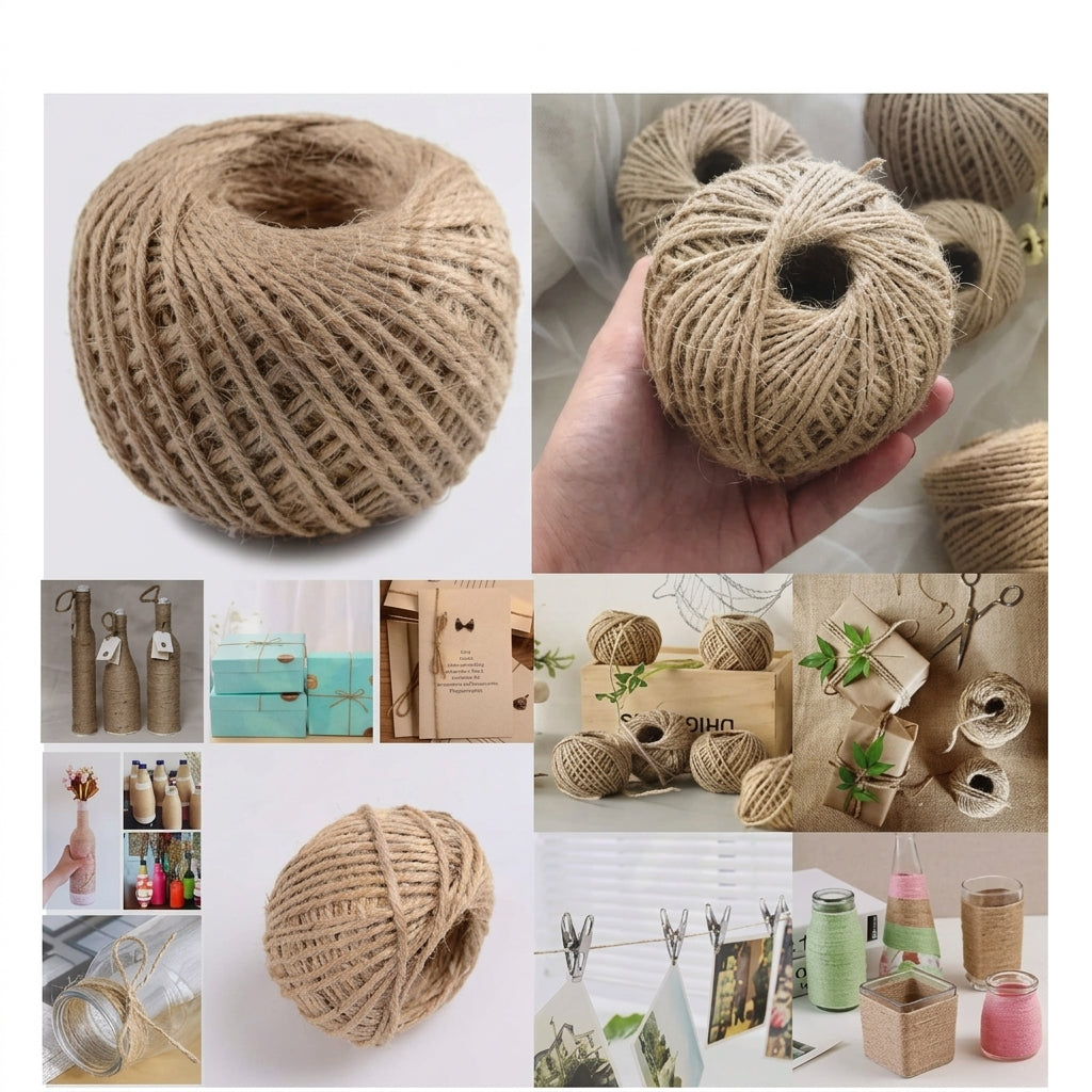 Jute Rope – Natural Craft, Gift Wrapping & Decoration Rope