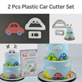 2 Pcs Plastic Car Cutters – Fondant & Cookie Decorating Set