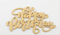 Happy Birthday Acrylic Cake Tag – Premium Reusable Cake Decoration for Birthday Cakes