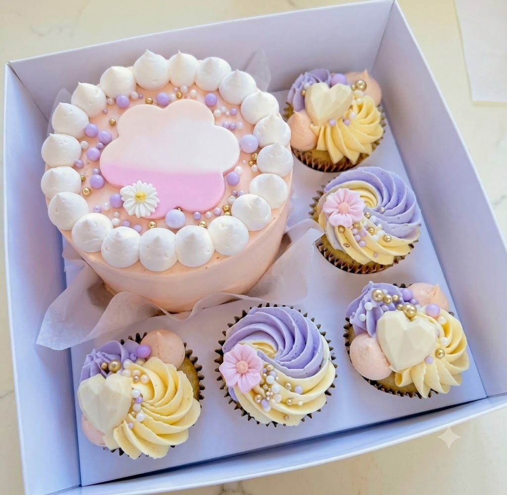 5 Cupcakes + Bento Box – Premium Combo Cake & Cupcake Packaging Box for Safe Storage & Delivery