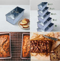 5 Pcs Loaf Pan Set – Non-Stick Baking Pans for Bread, Loaf Cakes & Desserts