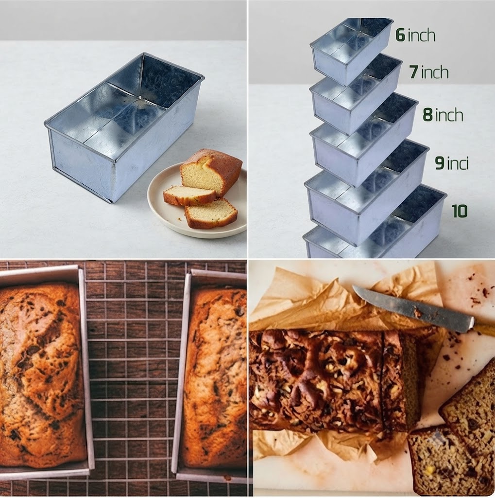 5 Pcs Loaf Pan Set – Non-Stick Baking Pans for Bread, Loaf Cakes & Desserts
