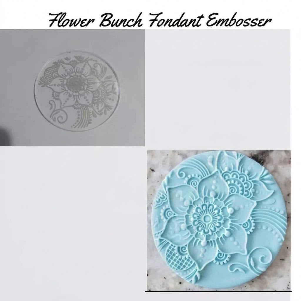 Flower Bunch Stamp – Fondant & Cake Decorating Tool