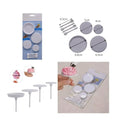 4 Pcs Plastic Flower Nail Set – Cake Decorating Tools for Buttercream Flowers