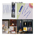 Blue Curve Candles – Decorative Birthday & Party Cake Candles