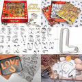 4 Inch Big Alphabet Steel Cutter – Fondant & Cookie Lettering Tool