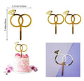 Engagement Ring Acrylic Cake Topper – Premium Proposal & Engagement Cake Decoration