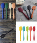 Small Full Silicone Spatula – Mini Heat-Resistant Baking Spatula for Cake Decorating & Cooking