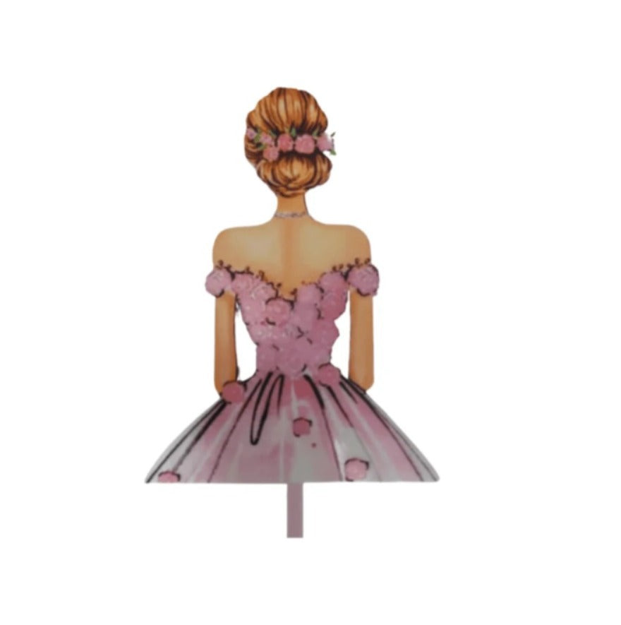 Doll Cake Topper for Cake Decorating – Premium Princess Cake Decoration
