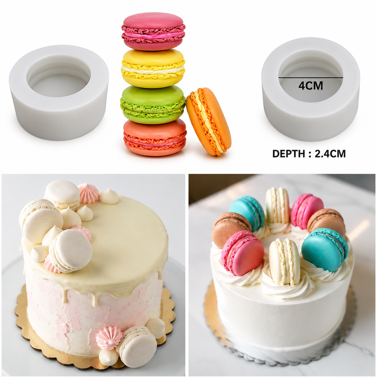 Macaron Silicone Mold – Premium Macaron & Dessert Baking Mold
