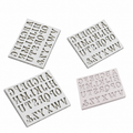 Alphabet Silicone Mold – Letter Chocolate, Fondant & Candy Making Mold