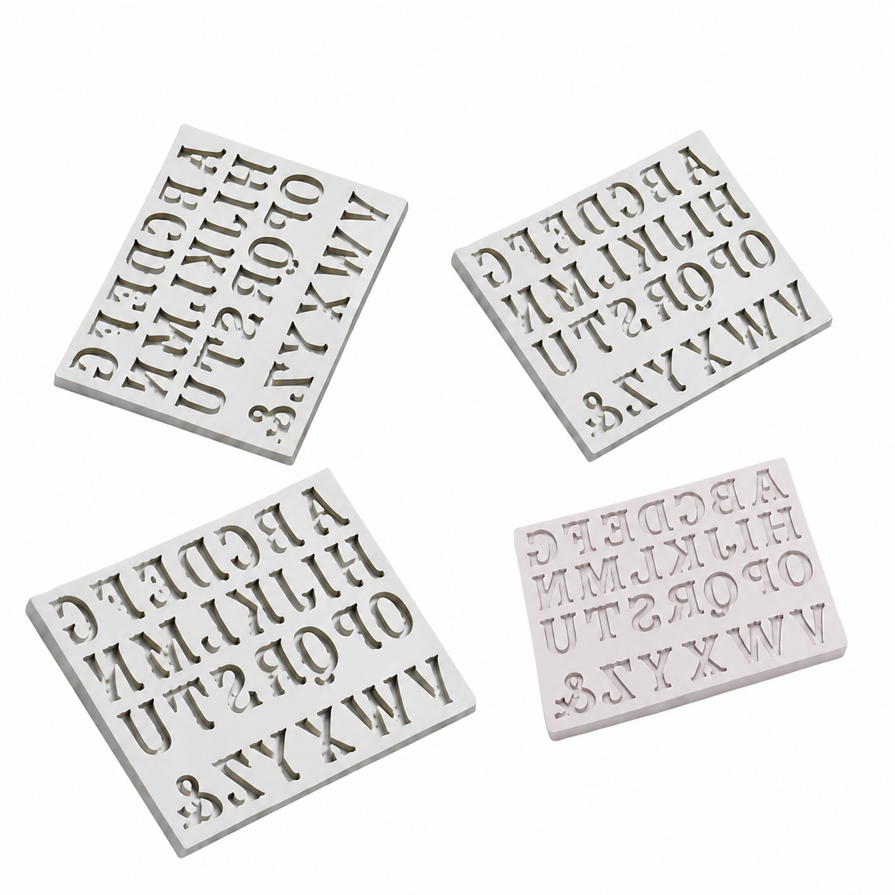 Alphabet Silicone Mold – Letter Chocolate, Fondant & Candy Making Mold