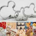 3 Pcs Mickey Mouse Cutters – Fondant & Cookie Decorating Set