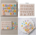 Small Alphabet Silicone Mold – Premium Small Letter Chocolate & Cake Decoration Mold