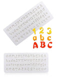 Mini Alphabet & Number Silicone Mold – Premium Letter & Number Chocolate & Cake Decoration Mold