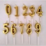 0 to 9 Golden Candles