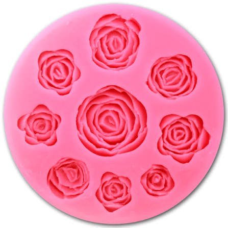 8 Cavity Rose Mold