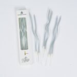 Silver Curve Candles