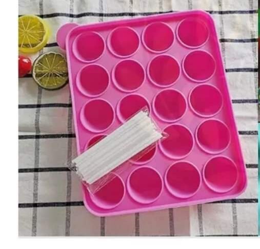 20 Cavity Lolipop Silicone Mold