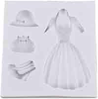 Lady Dress Silicone Mold