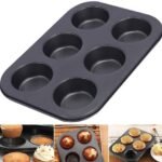 6 Cupcakes Nonstick Tray