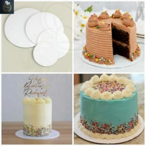6 Inch Round White Base