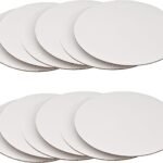12 Inch Round Base White