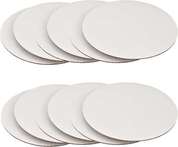 9 Inch Round White Base